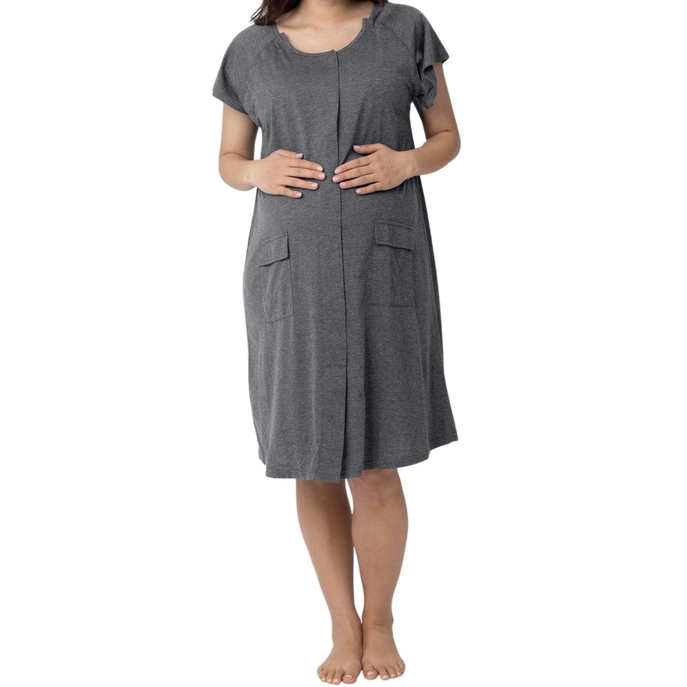 Gray Maternity Dress